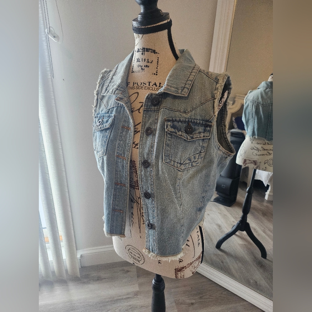 Stylish Denim Vest.